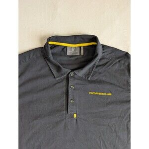 Porsche GT4 Clubsport Collection Men's Large Short Sleeve Polo Shirt Racing Auto